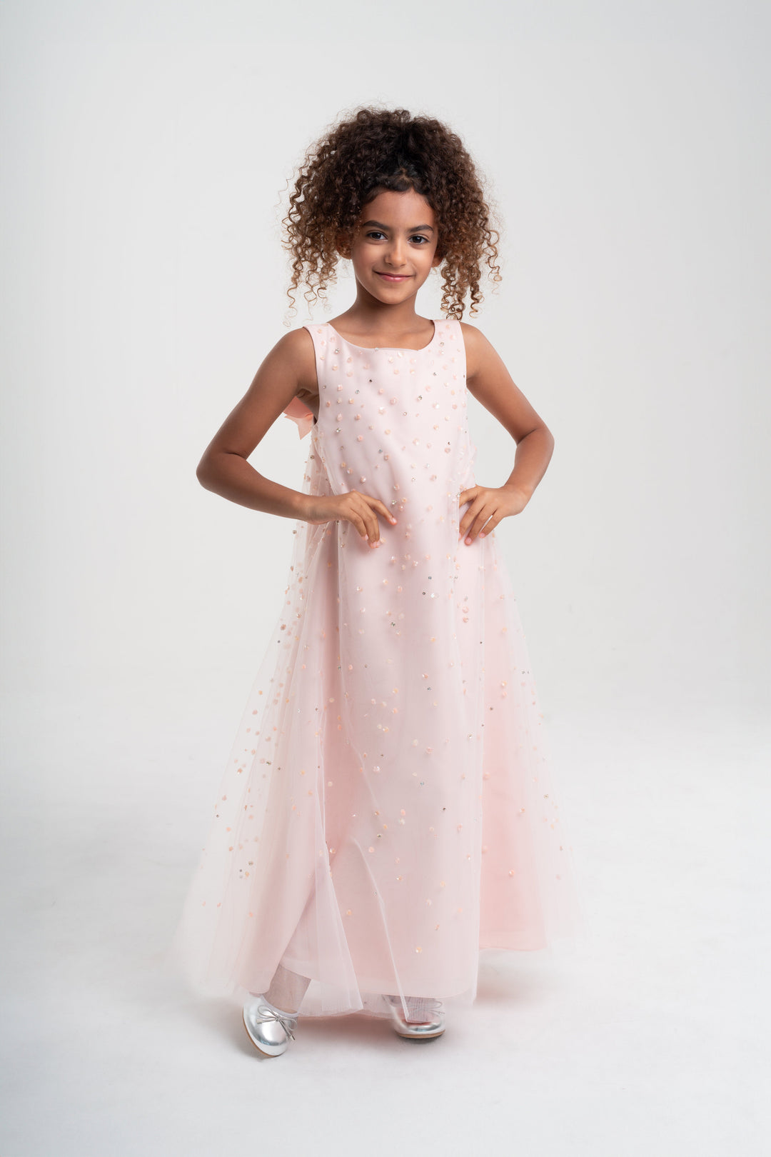 Girls' Glitter Confetti Dress